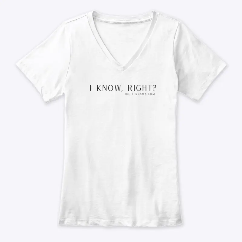 Line Please "I Know" Black font